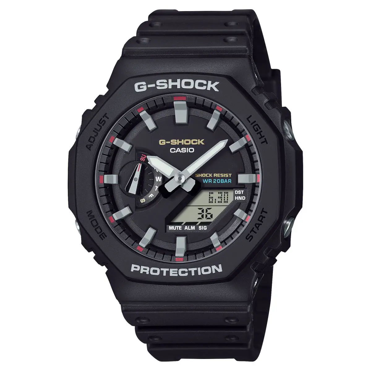 GA-2100RL-1A Men`s G-shock - Bold Colors by Casio