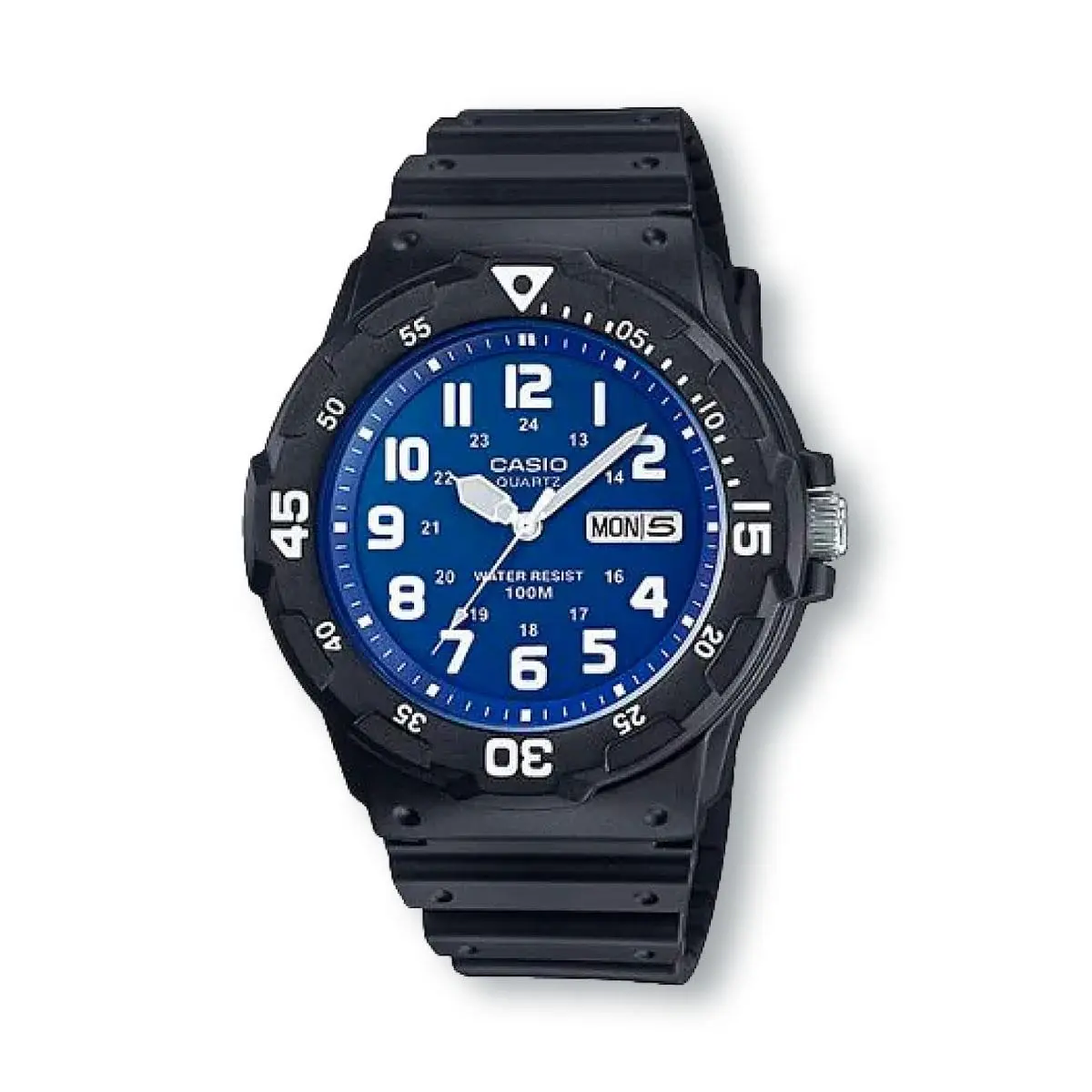 MRW200H-2B2 Analog Diver-style Blue Dial Watch by Casio