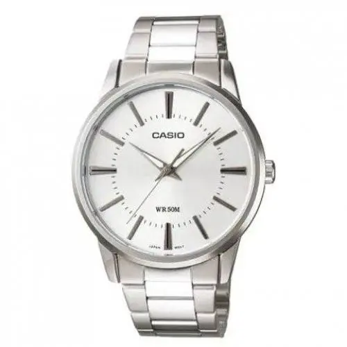 Casio MTP-1303D-7AV Enticer Men Stainless Steel Band Triple-fold Clasp