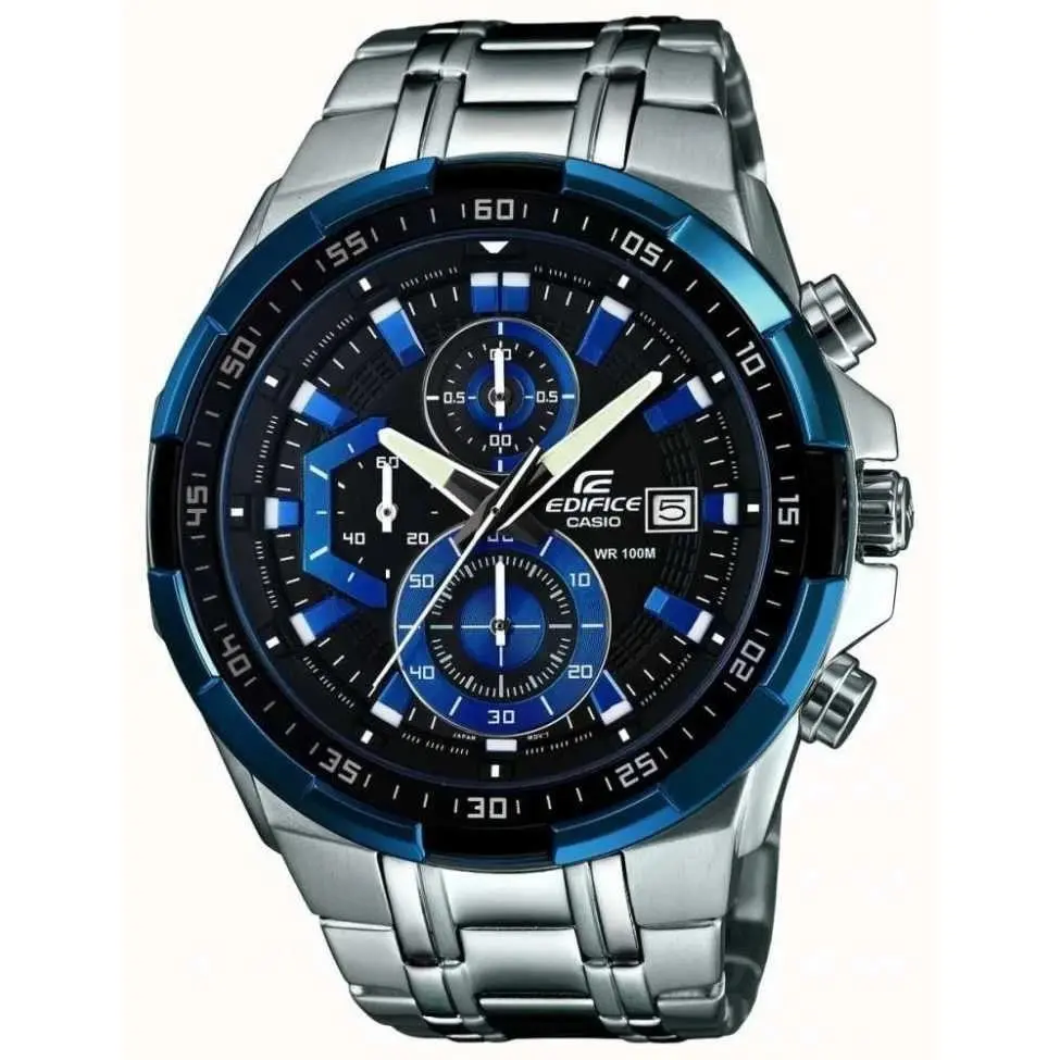 Edifice EFR-539D-1A2 Chronograph Stainless Steel Wrist Watch For Men by Casio