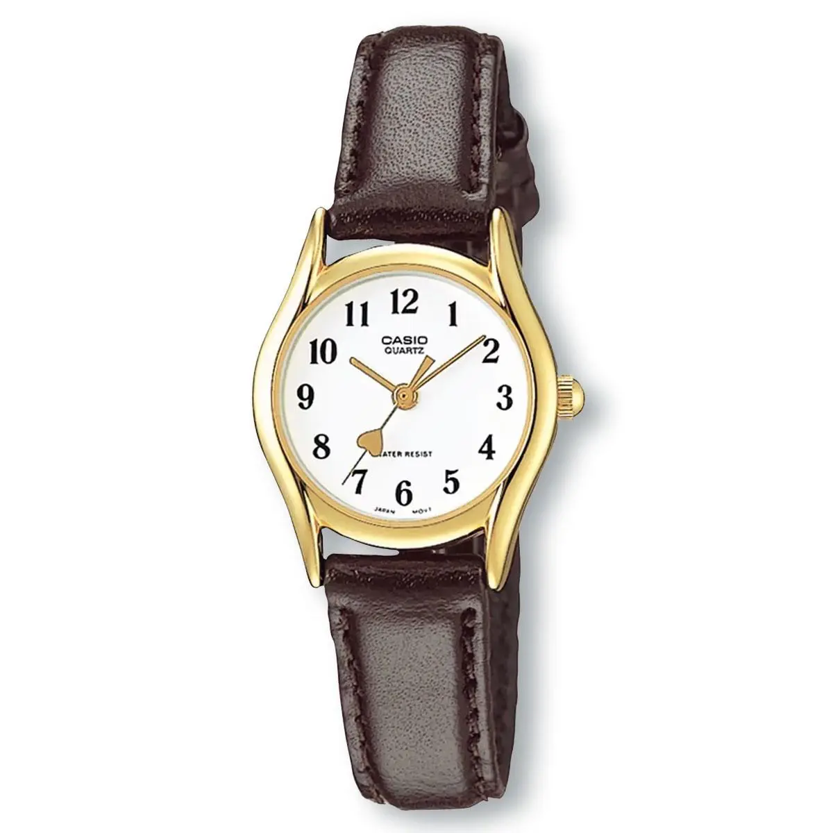 Casio LTP1094Q-7B5 Analog Quartz Leather Fashion Watch Heart