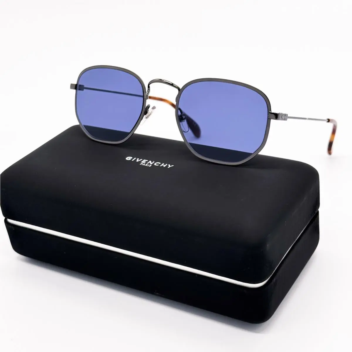 Givenchy GV7147/S 0V81 KU Blue Unisex Sunglasses Givenchy