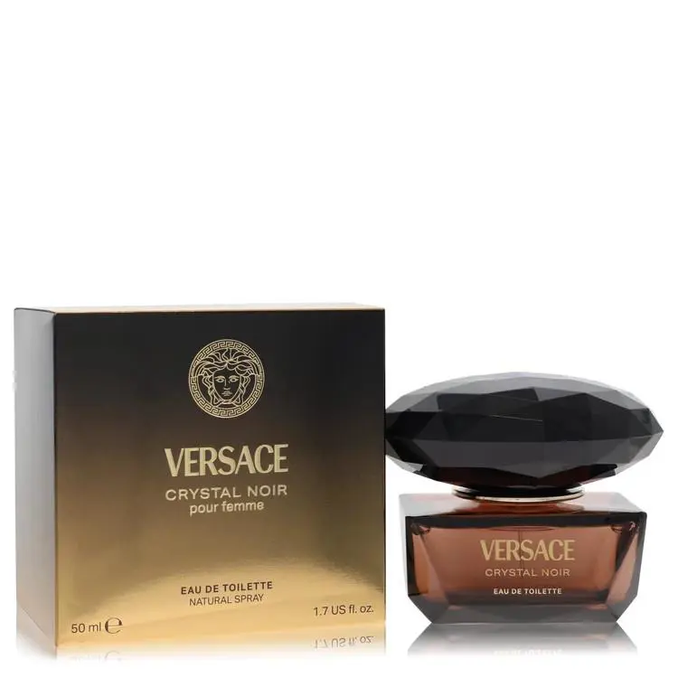 Versace Crystal Noir Pour Femme W 1.7 oz 50ml Edt Spray