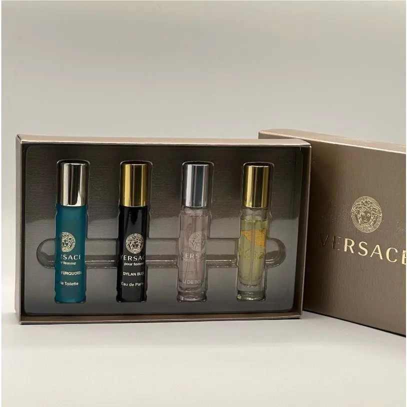 Versace For Her Boxed Set 4 Travel Size Natural Spray