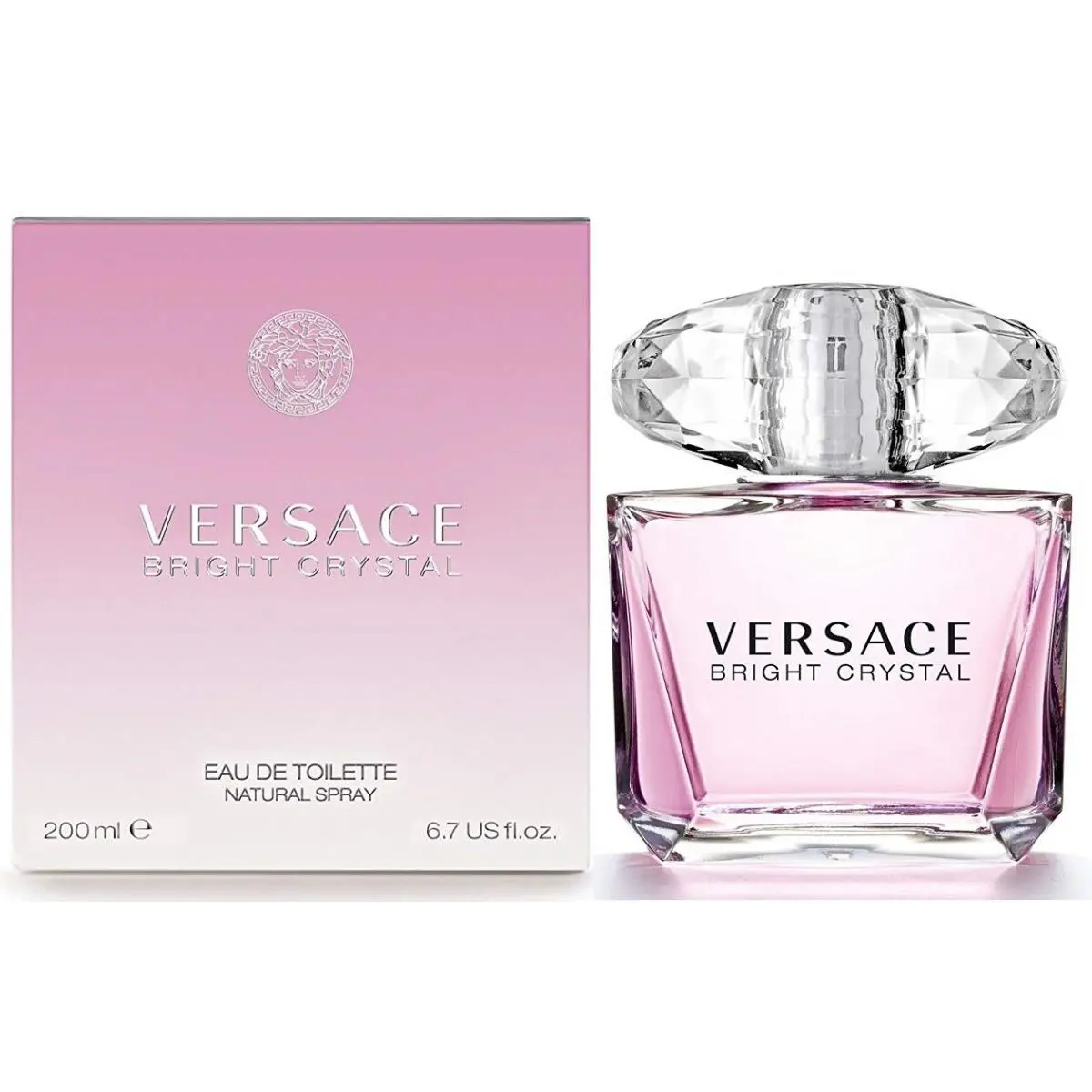 Versace Bright Crystal For Women Perfume 6.7 oz 200 ml Edt Spray