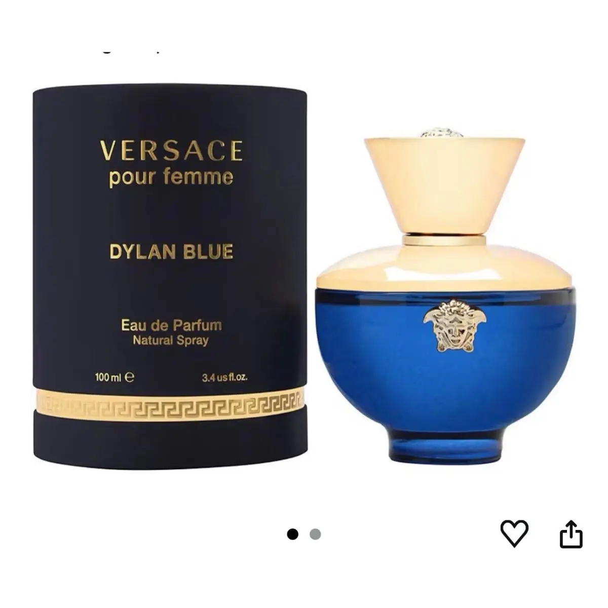 Versace Pour Femme Dylan Blue by Versace 3.4 oz Edp Spray For Women