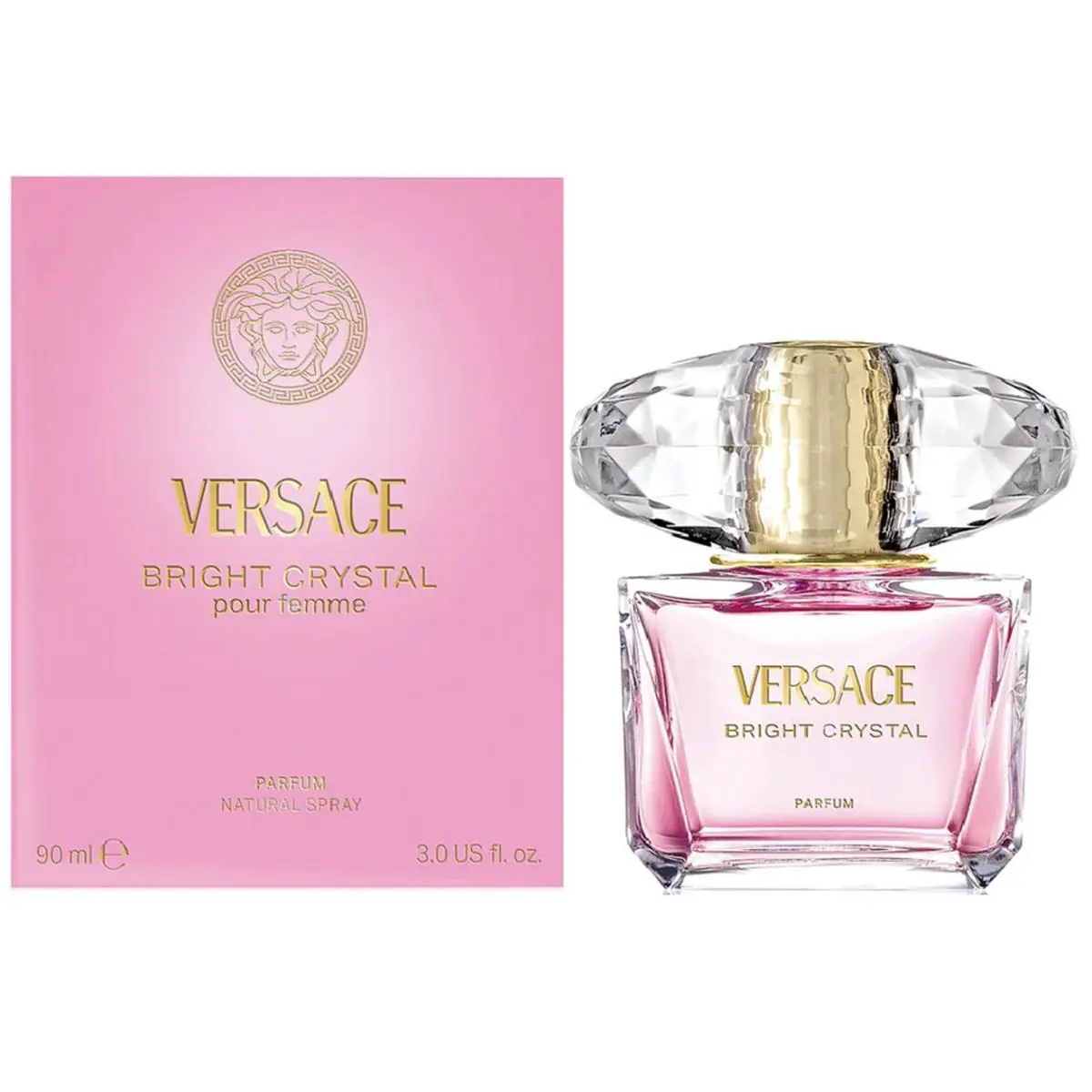 Bright Crystal Parfum Versace 3.0 oz / 90 ml Perfume Women Perfume Spray