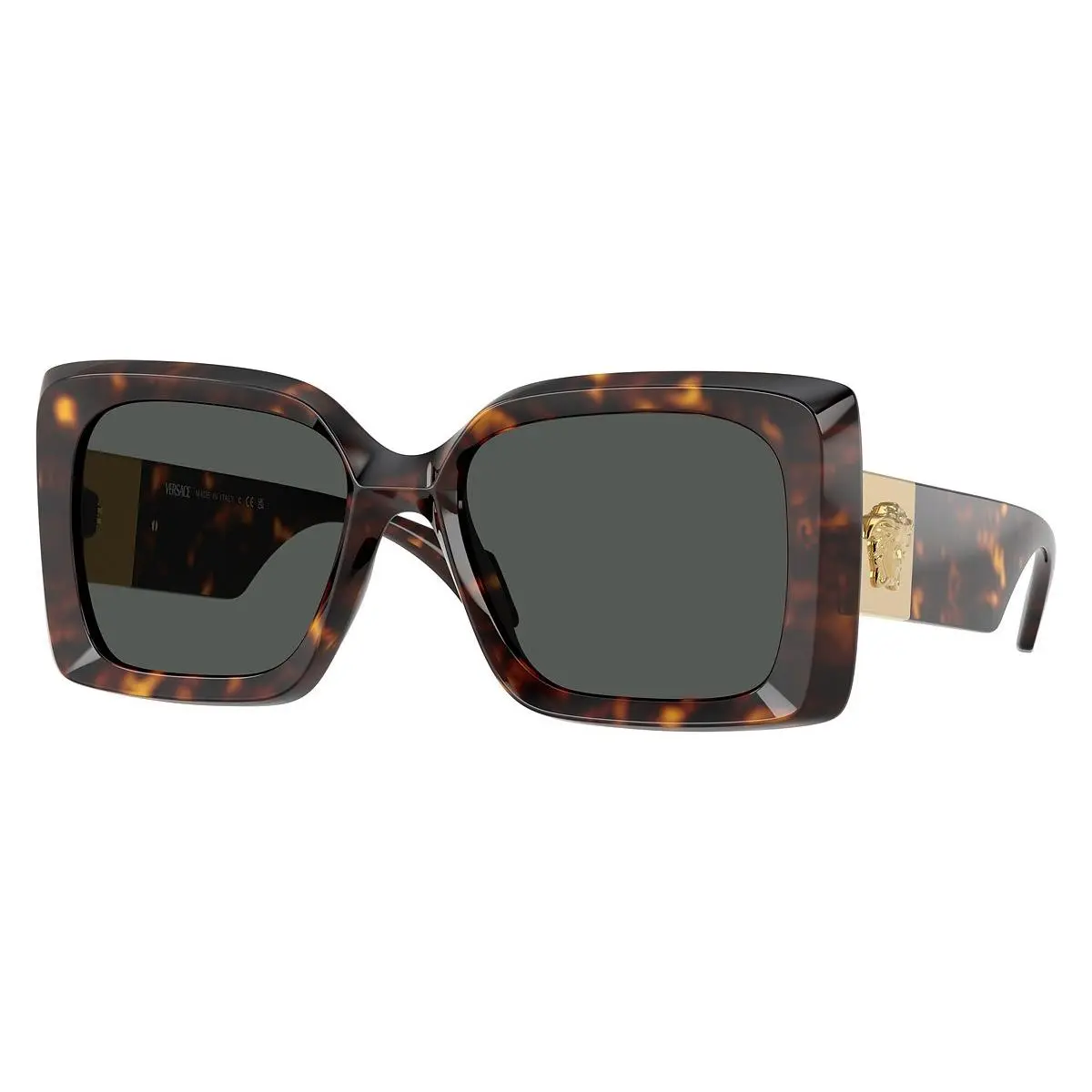Versace Woman Sunglasses 0VE4467U 108/87 54mm Havana - Dark Grey Lens