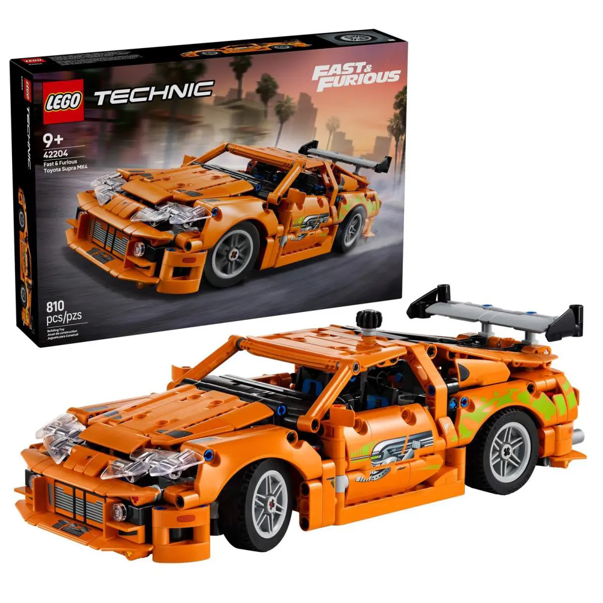 Lego Technic Fast and Furious Toyota Supra MK4 Building Kit- Toy Car For Kids