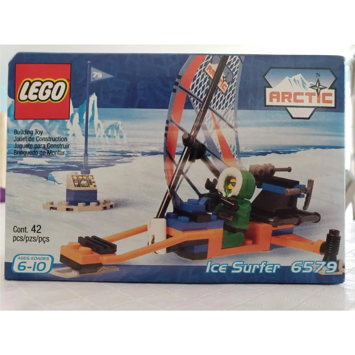 Lego Town: Ice Surfer 6579 Arctic See Box Condition Retired 2000