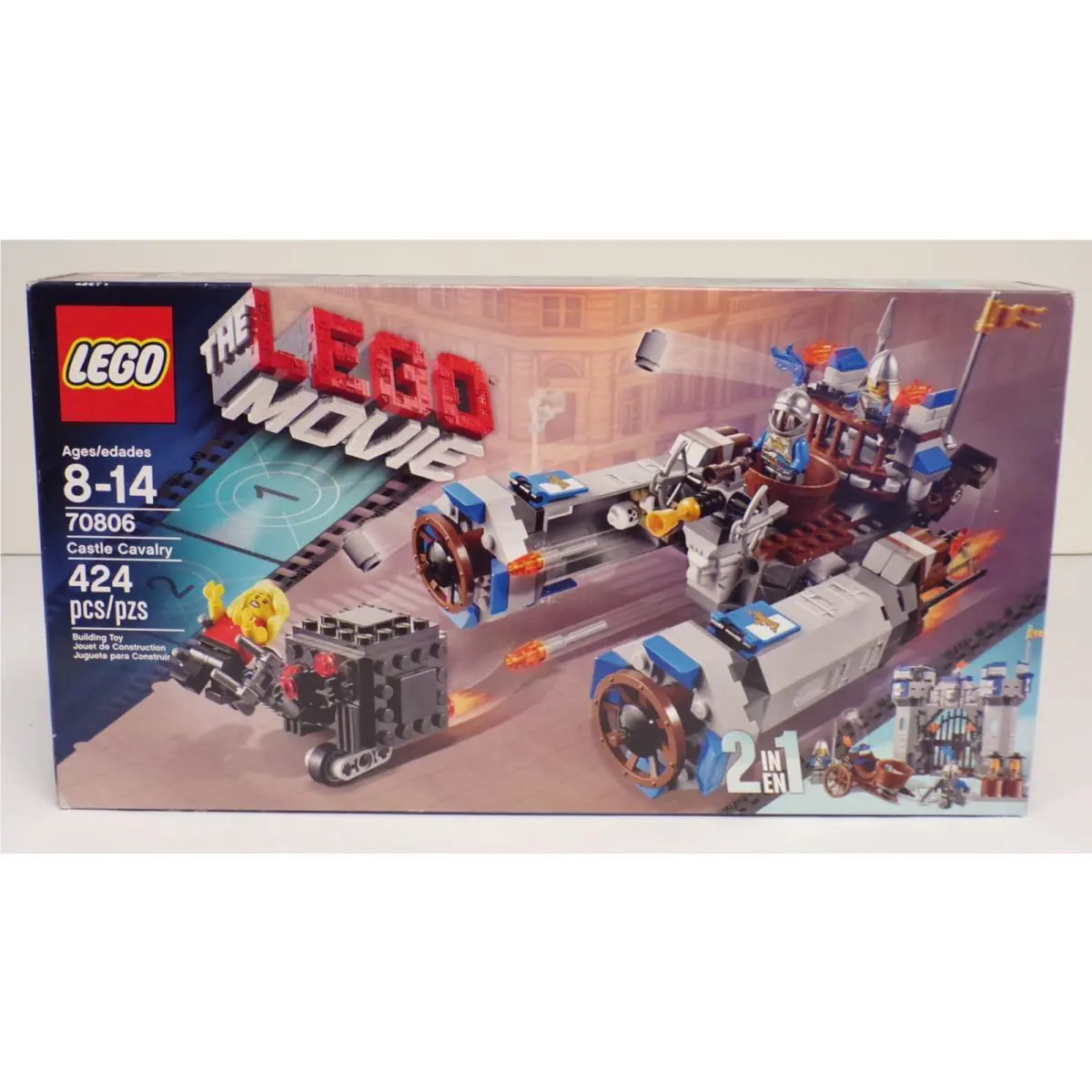 Castle Cavalry Lego Movie 70806 Complete Box 011526WT