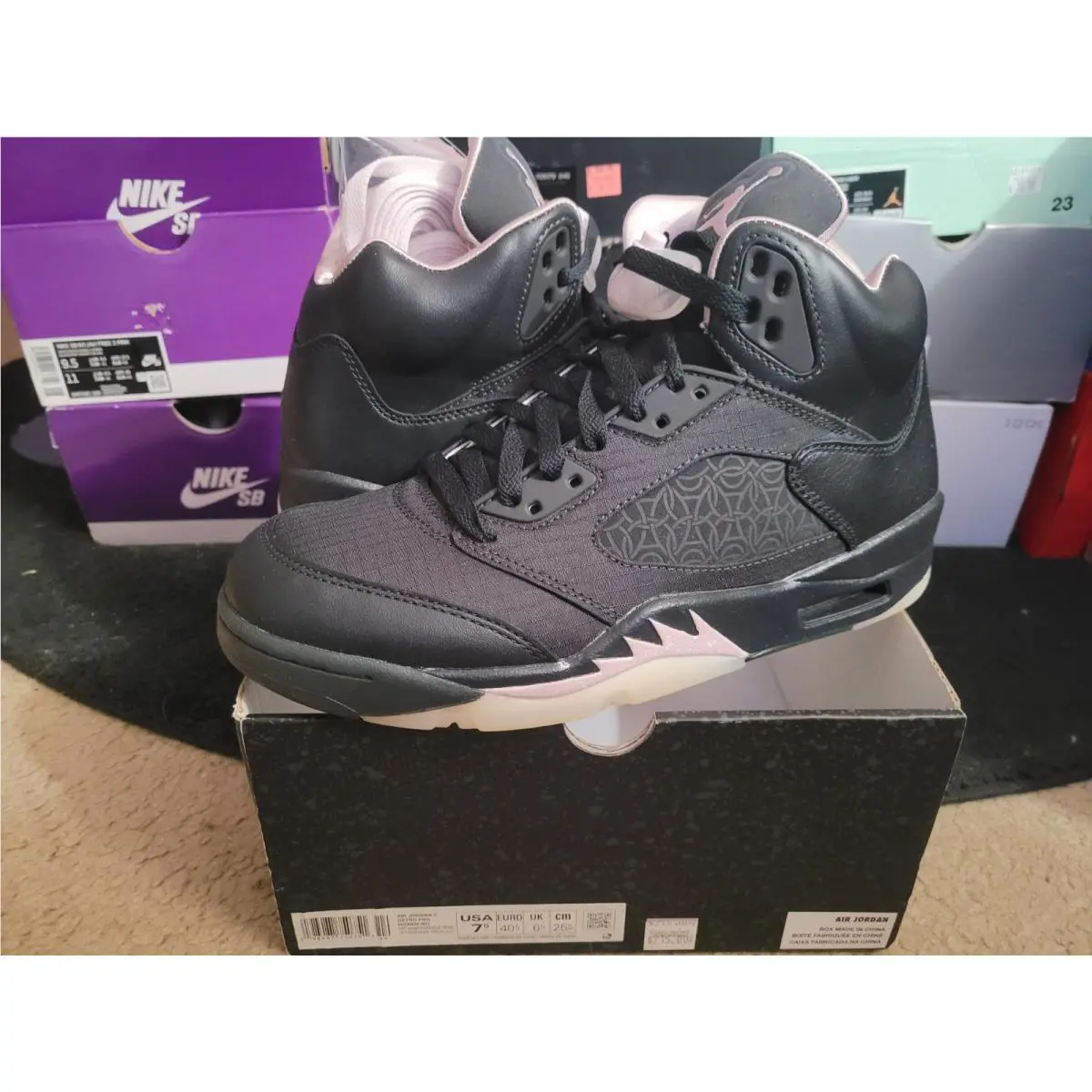 Nike shoes - Air Jordan V Retro - Air Retro - HQ3004 001 - Black 4