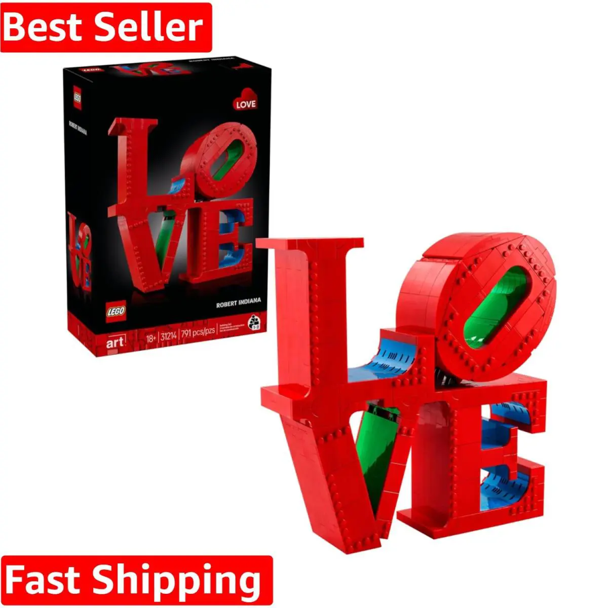 Art Love Collectible Building Set - Diy Kit For Adults Ages 18+ - Gift For