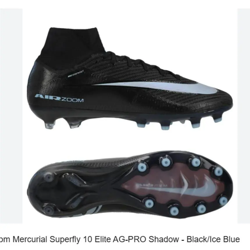Nike shoes - Black / Ice Blue 3