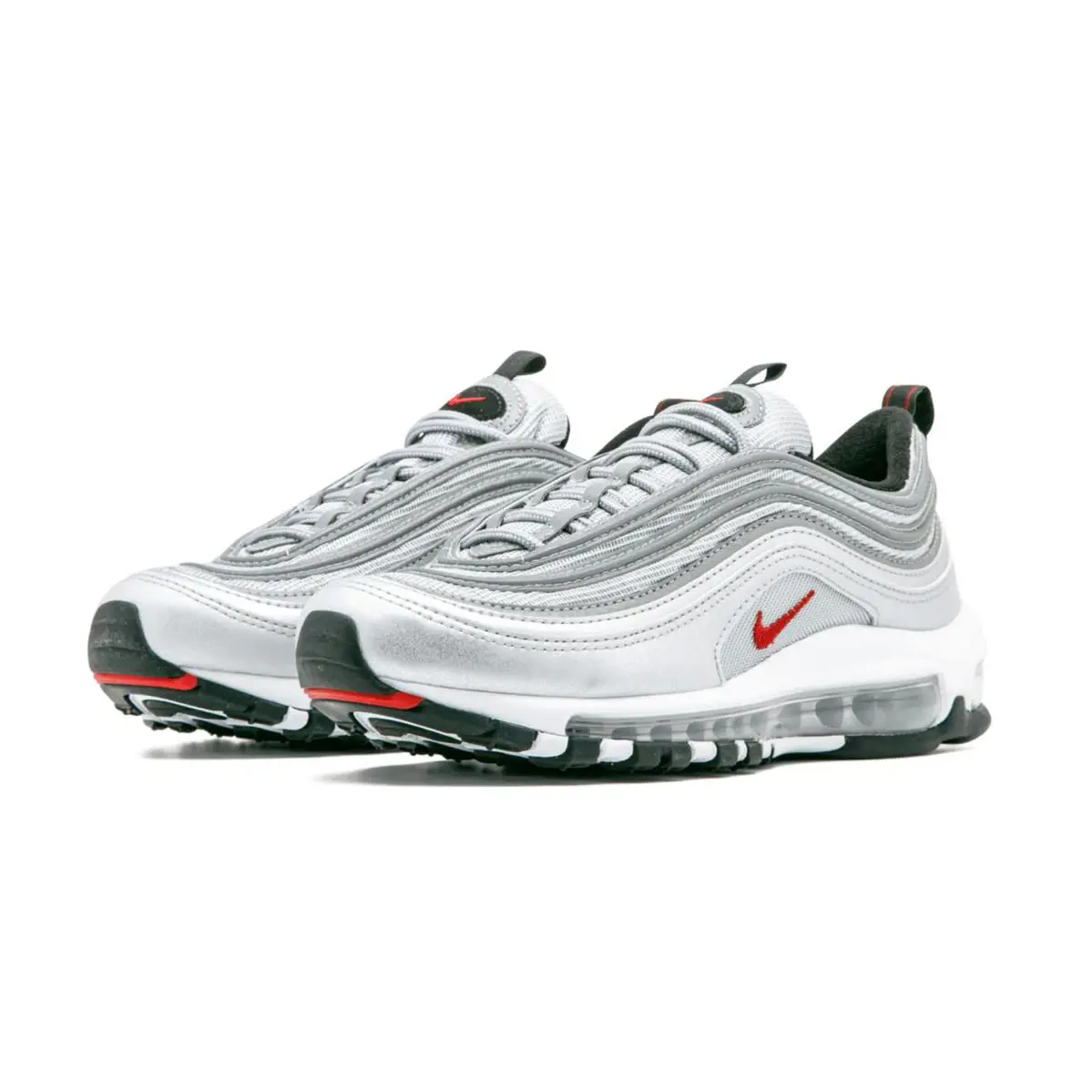 Nike Air Max 97 Silver Bullet 918890-001 - METALLIC SILVER/VARSITY RED