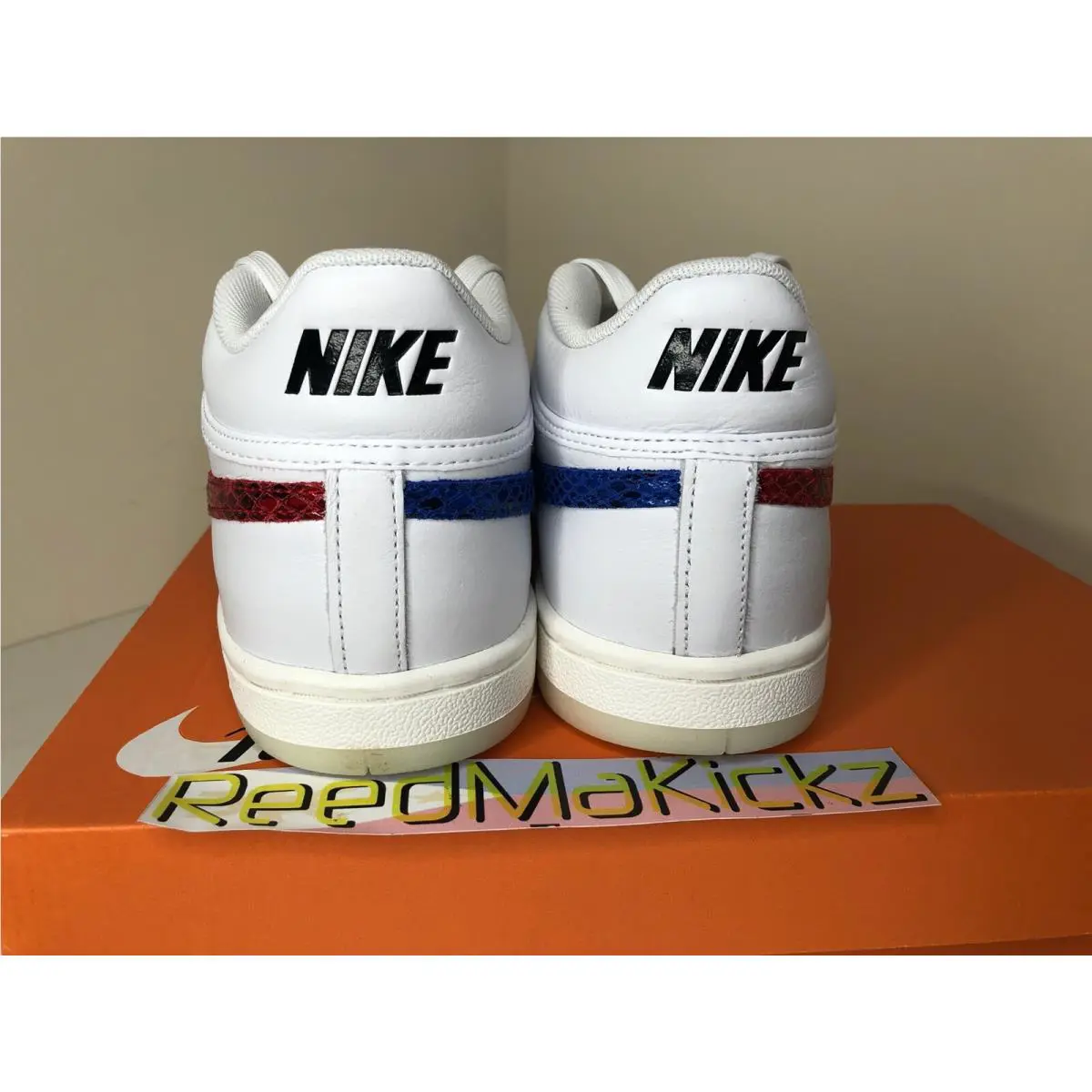 Nike shoes - Nike Sky Force 3/4 - Sky Force - CW7074 100 - White / Red / Blue 3