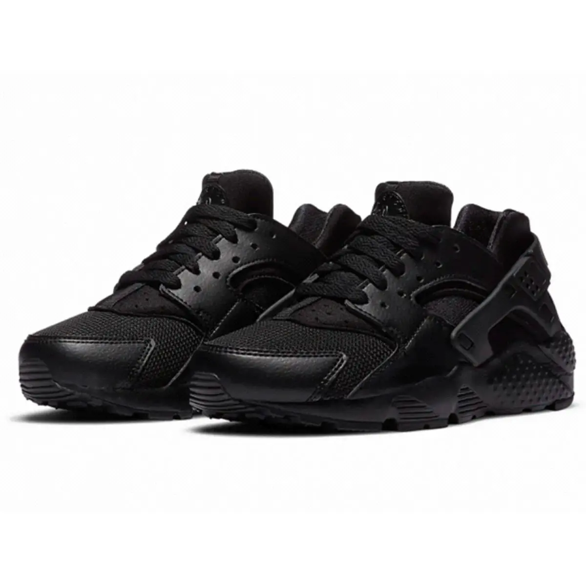 Nike shoes - Nike Huarache Run (GS) - Huarache Run - Black/Black-Black 2