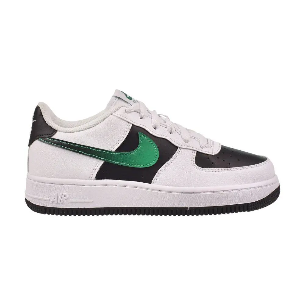 Nike Air Force 1 GS Big Kids` Shoes White/stadium Green-black FZ4353-100 - White/Stadium Green-Black