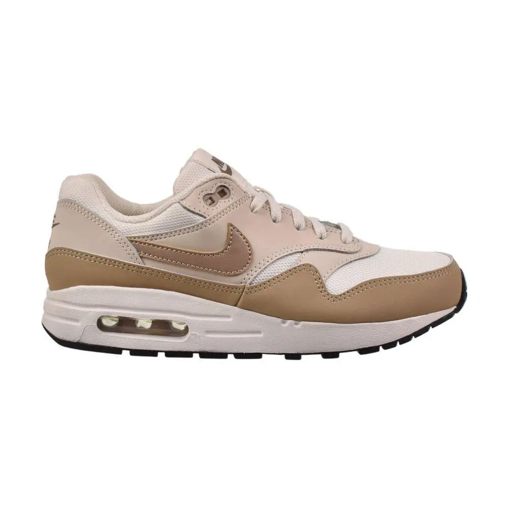 Nike Air Max 1 GS Big Kids` Shoes Phantom/khaki-lt Orewood Brn DZ3307-006 - Phantom/Khaki-Lt Orewood Brn