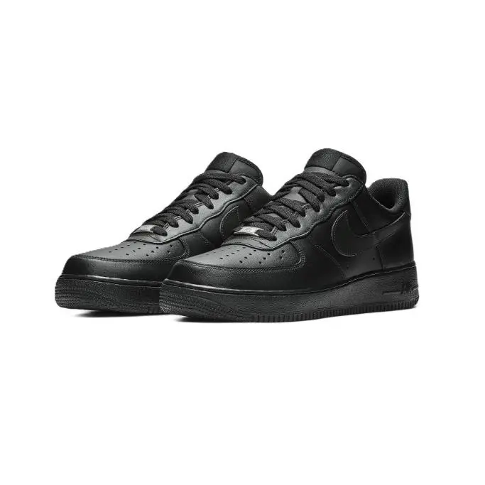Nike Men`s Air Force 1 `07 Shoes Black/black CW2288-001 j - Black