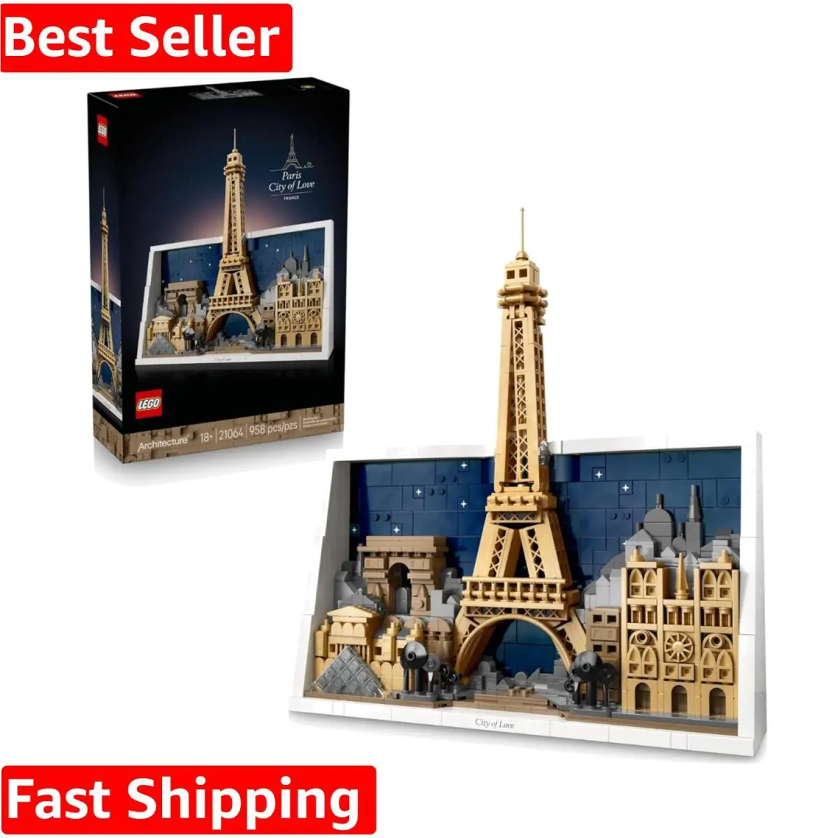 Architecture Paris – City of Love Building Set For Adults - Diy Office