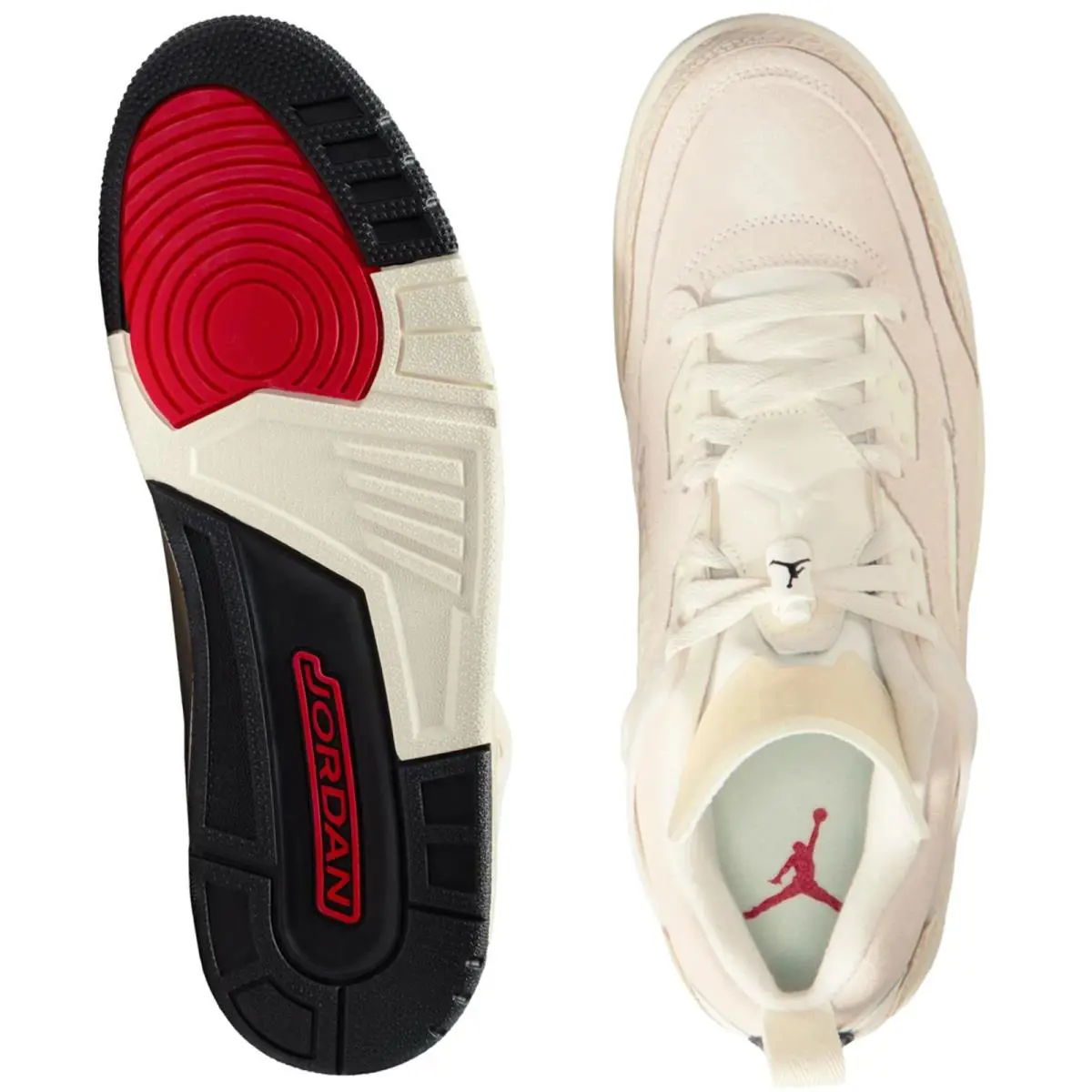 Nike shoes - Air Jordan Spizike - Air Spizike - Sail/University Red/Light Khaki/Black 2