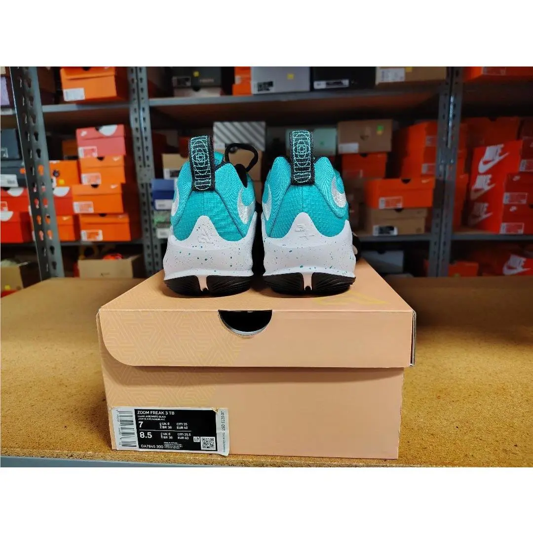 Nike shoes - Nike Zoom Freak 3 TB - DA7845 300 - Clear Jade White Black 3