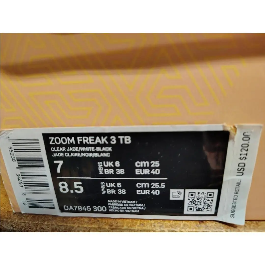 Nike shoes - Nike Zoom Freak 3 TB - DA7845 300 - Clear Jade White Black 4