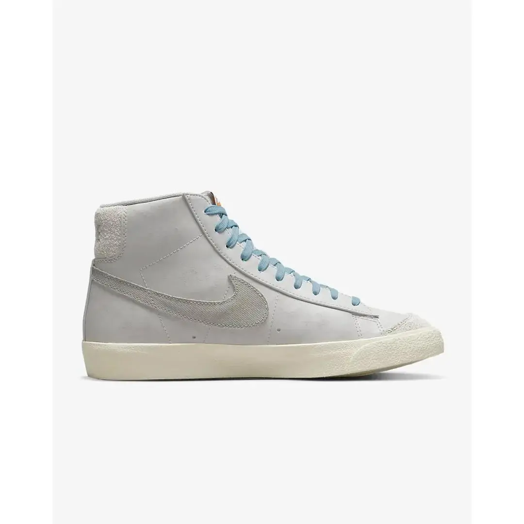 Nike shoes - Nike Blazer Mid - Blazer Mid - DO9787-001 - Grey Fog/Grey Fog/Alpha Orange/Light Smoke Grey 1