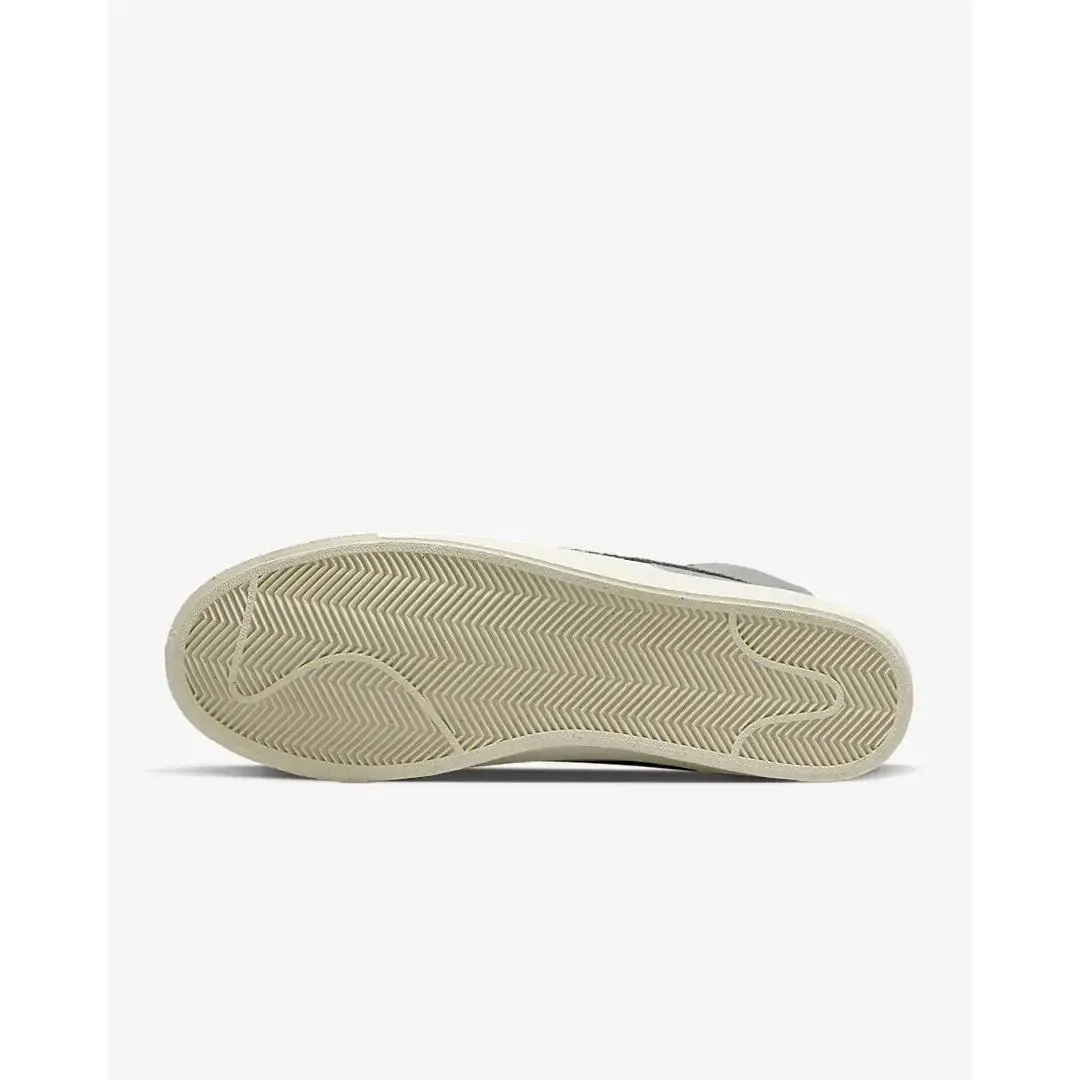 Nike shoes - Nike Blazer Mid - Blazer Mid - DO9787-001 - Grey Fog/Grey Fog/Alpha Orange/Light Smoke Grey 6