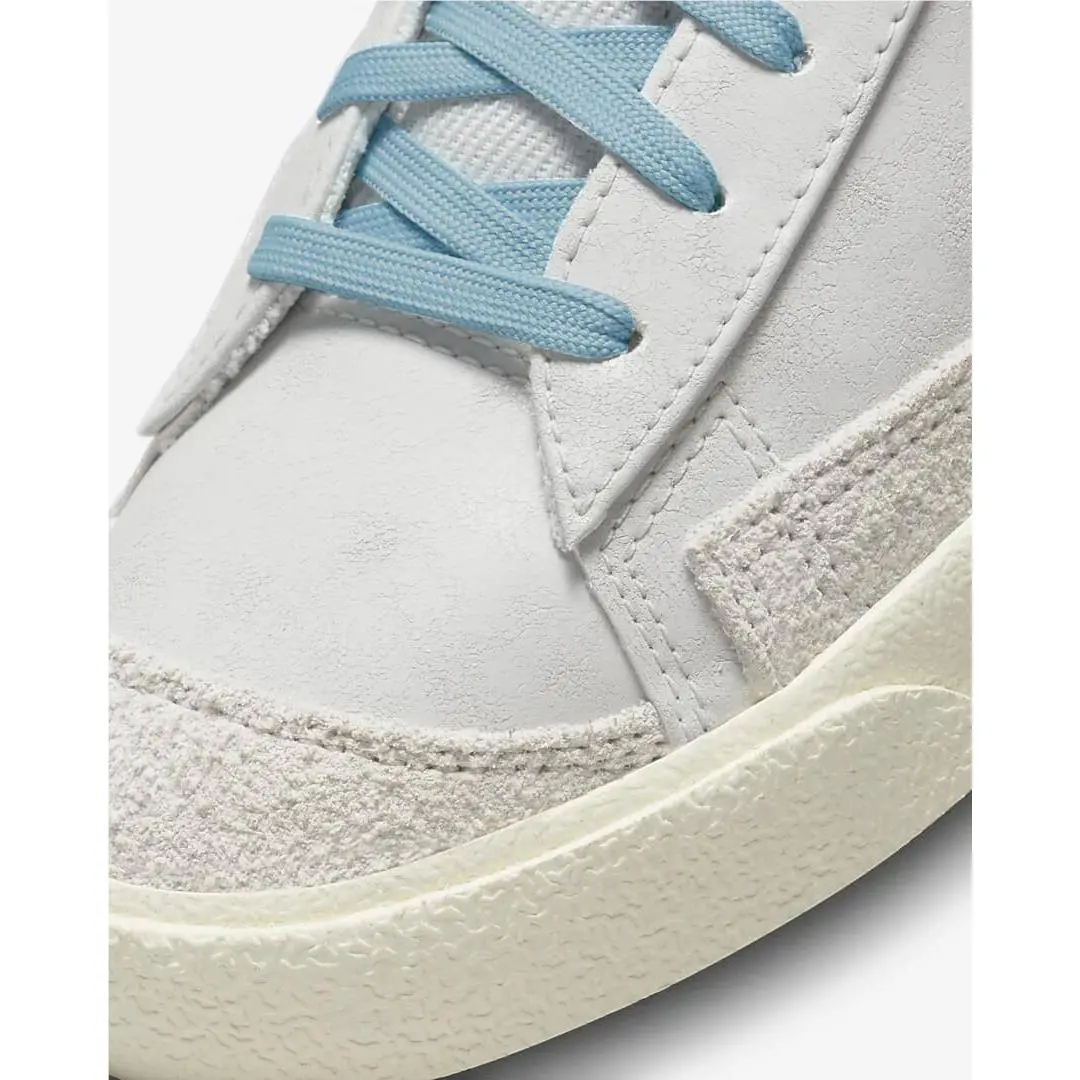 Nike shoes - Nike Blazer Mid - Blazer Mid - DO9787-001 - Grey Fog/Grey Fog/Alpha Orange/Light Smoke Grey 14