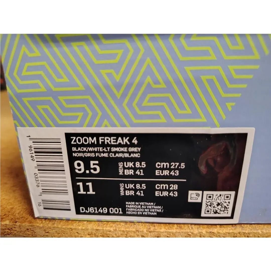 Nike shoes - Nike Zoom Freak 4 TB - DO9679 002 - Black White Black 4