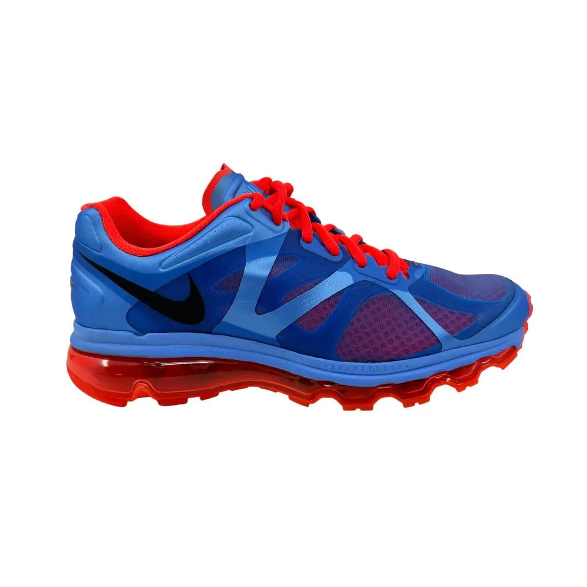 Nike shoes - Nike Air Max+ 2012 - Air - 487679 406 - Blue, Manufacturer: Blue Bright Crimson Red 5