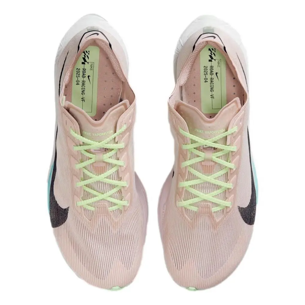 Nike shoes - Women`s Zoomx Vaporfly Next% 4 - IH6277-602 - Silt Red/Black-Barely Volt 9