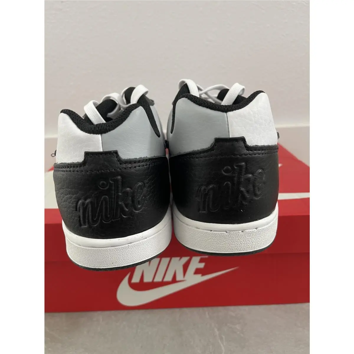 Nike shoes - Nike Ebernon - Ebernon - White, Manufacturer: White/Black/Wolf Grey 7