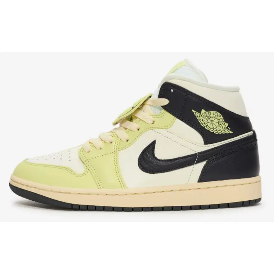 Nike shoes - Air Jordan 1 Mid SE - HQ3008-130 - Sail/Luminous Green/Anthracite 11