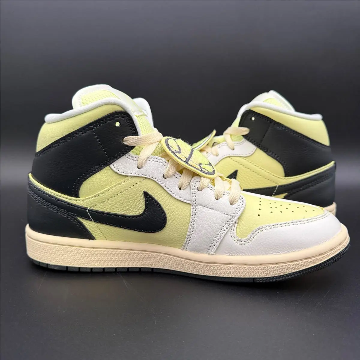 Nike shoes - Air Jordan 1 Mid SE - HQ3008-130 - Sail/Luminous Green/Anthracite 8