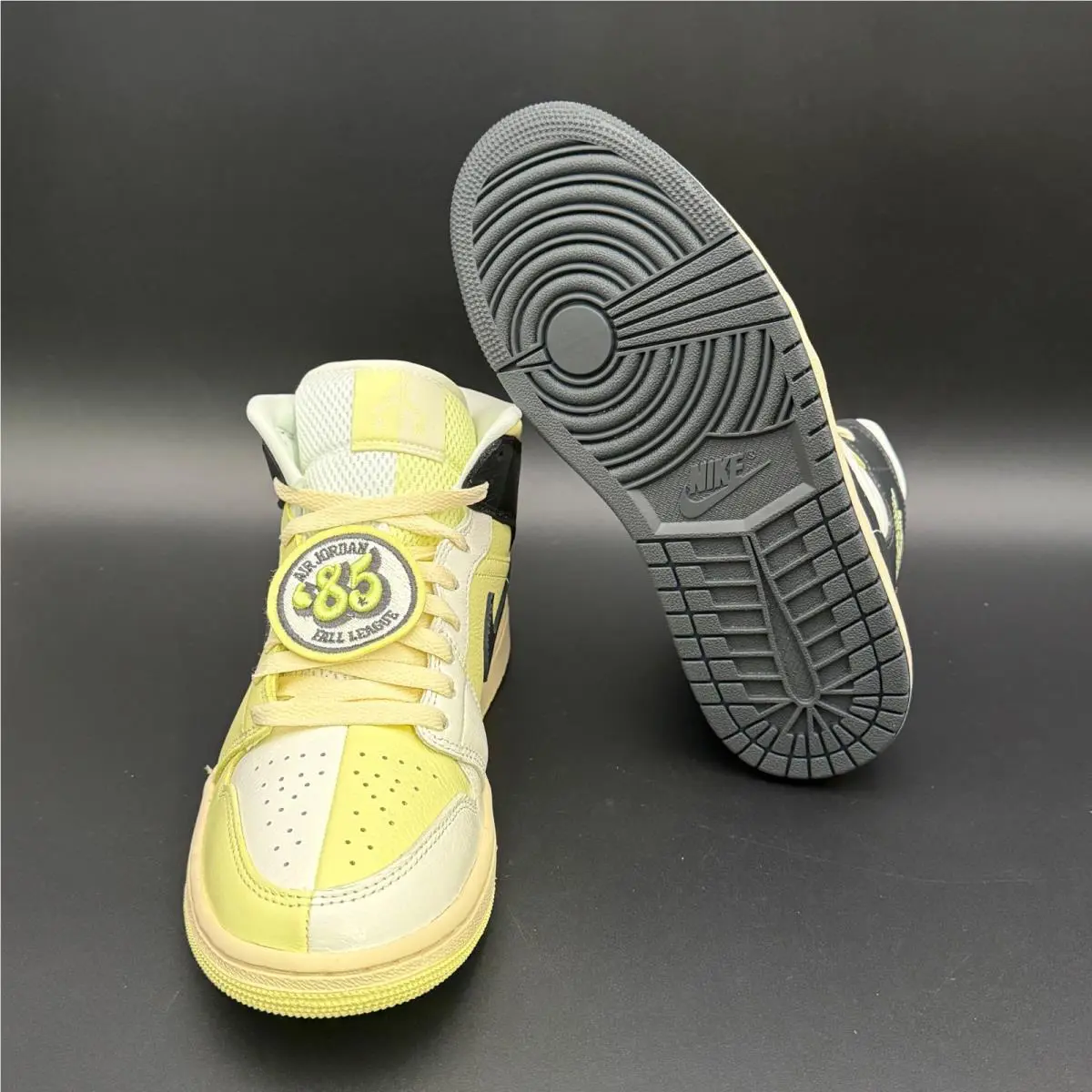 Nike shoes - Air Jordan 1 Mid SE - HQ3008-130 - Sail/Luminous Green/Anthracite 6