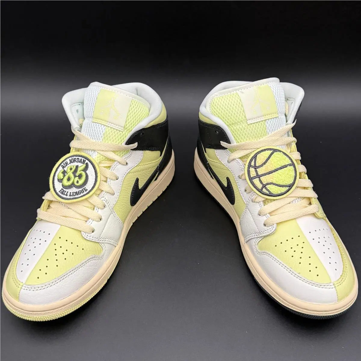 Nike shoes - Air Jordan 1 Mid SE - HQ3008-130 - Sail/Luminous Green/Anthracite 7