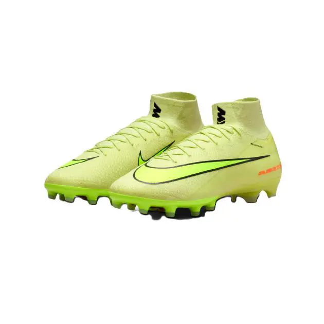 Nike Men`s Mercurial Superfly 10 Elite High AG Soccer Limelight/red FQ8339-300 j - Limelight/Hyper Crimson/Volt