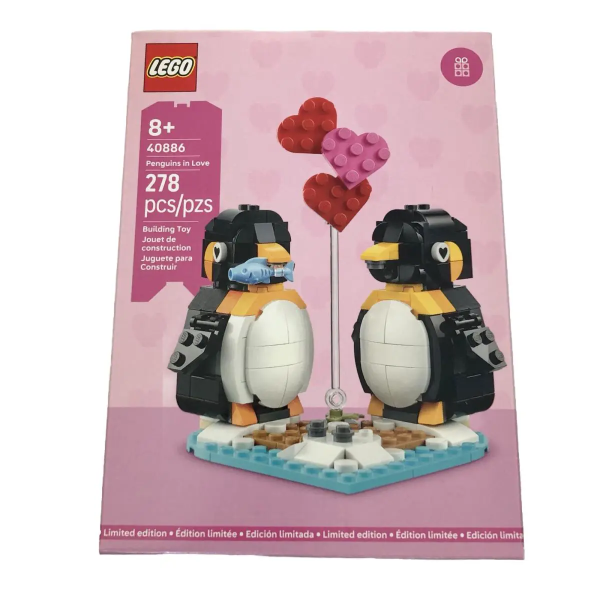 Lego 40886 Penguins In Love Set Set Gwp Valentine’s Day