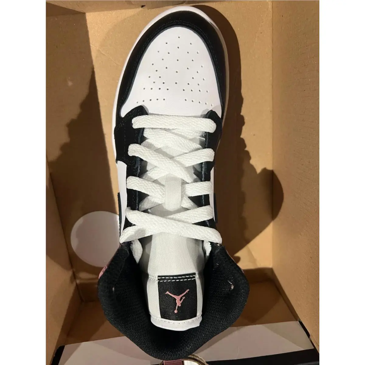 Nike shoes - WHITE/BLACK RUST PINK 8