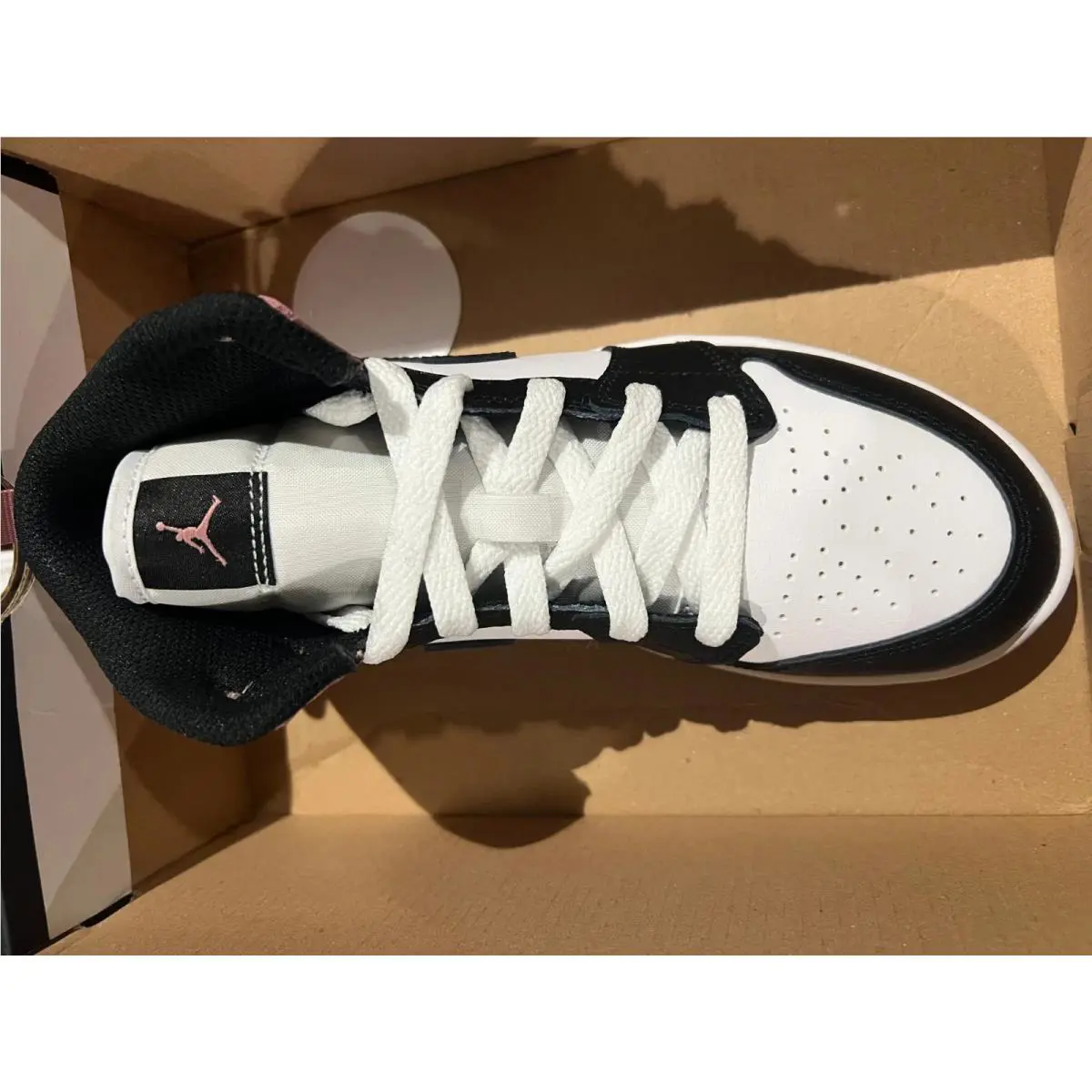 Nike shoes - WHITE/BLACK RUST PINK 7