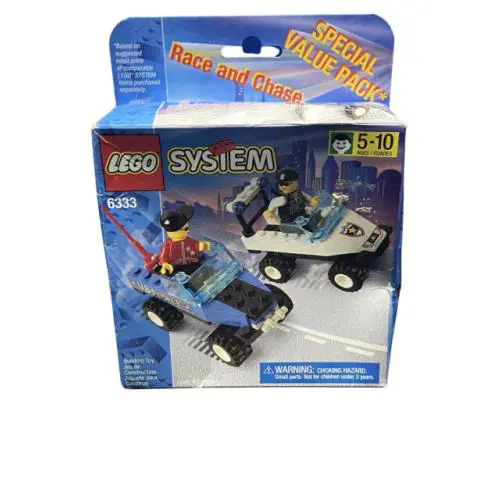 Vintage 1998 Lego System 6333 Town: Race and Chase Value Pack- /sealed