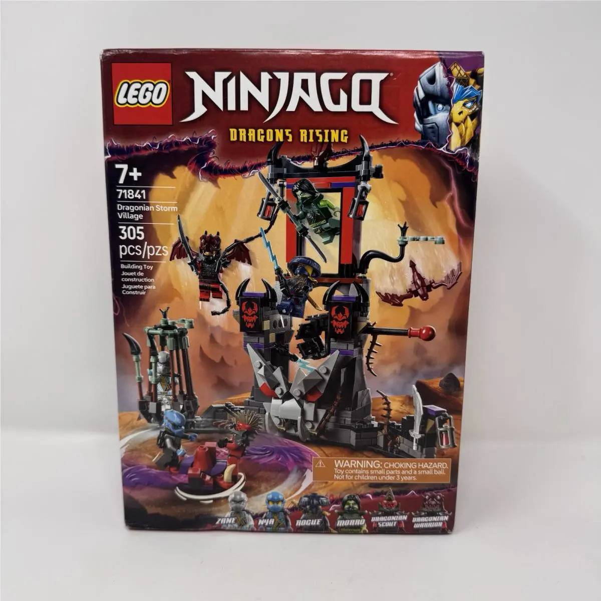 Lego 71841 Ninjago Dragonian Storm Villagespinner Toy Building Set