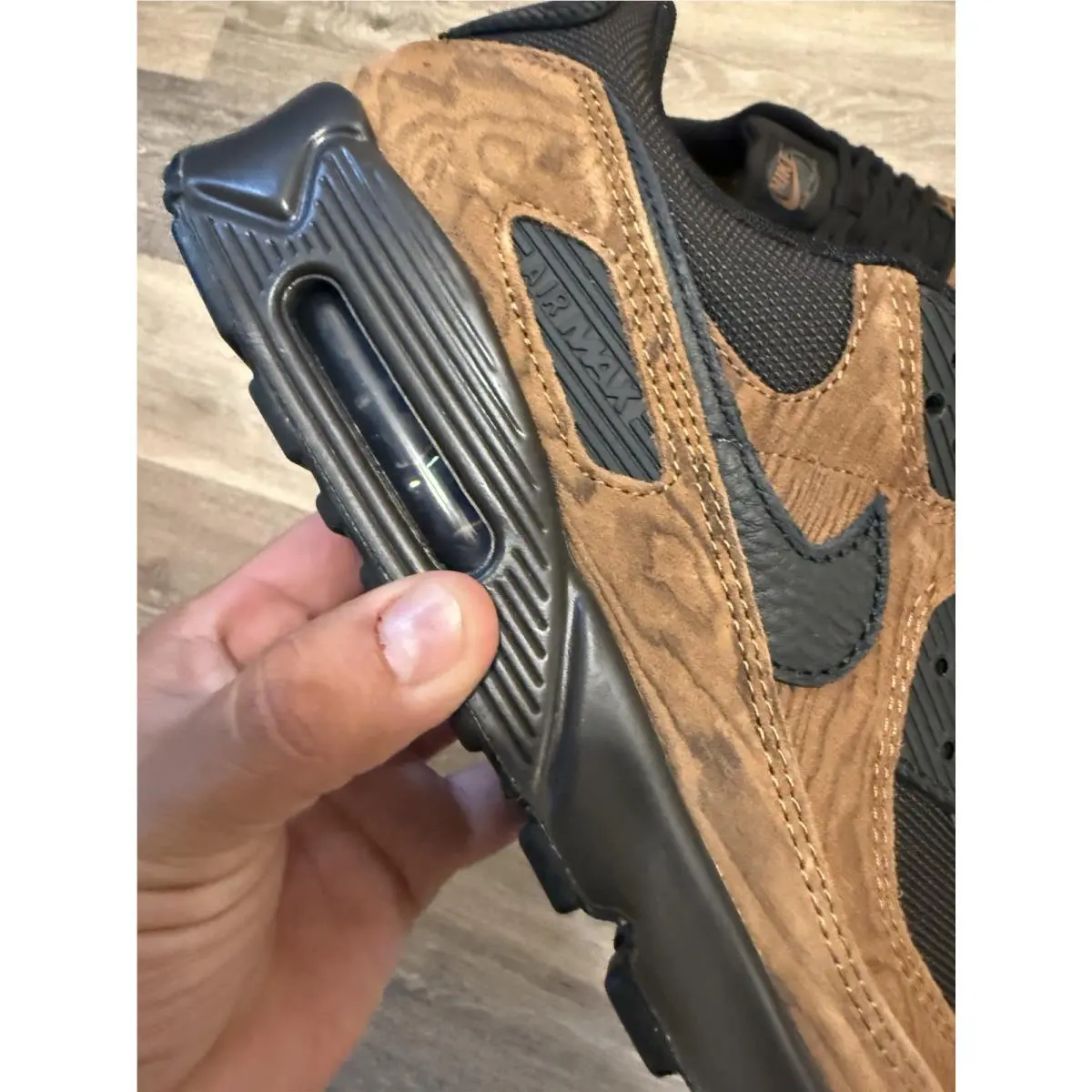 Nike shoes - Nike Air Max 90 Premium - IQ0283-281 - Light British Tan / Velvet Brown / Black (UPC: 198727567965) 8