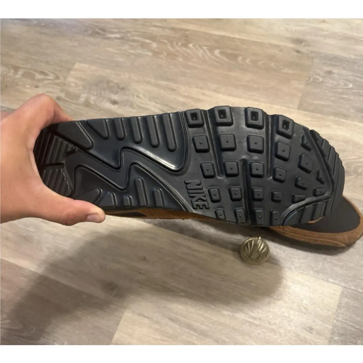 Nike shoes - Nike Air Max 90 Premium - IQ0283-281 - Light British Tan / Velvet Brown / Black (UPC: 198727567965) 10