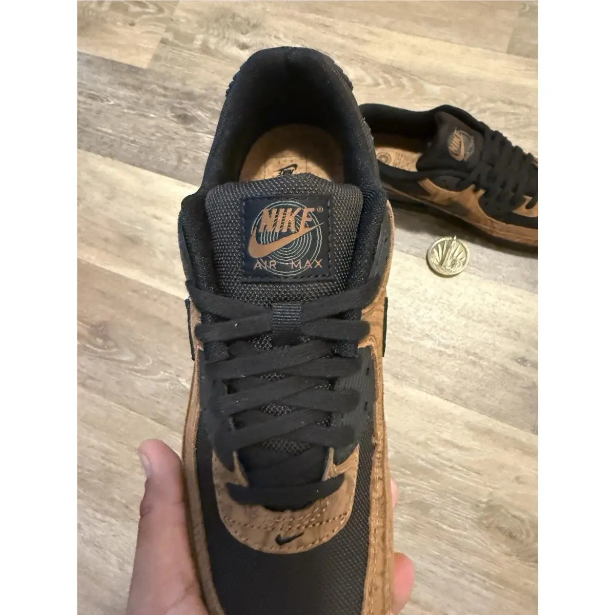 Nike shoes - Nike Air Max 90 Premium - IQ0283-281 - Light British Tan / Velvet Brown / Black (UPC: 198727567965) 7