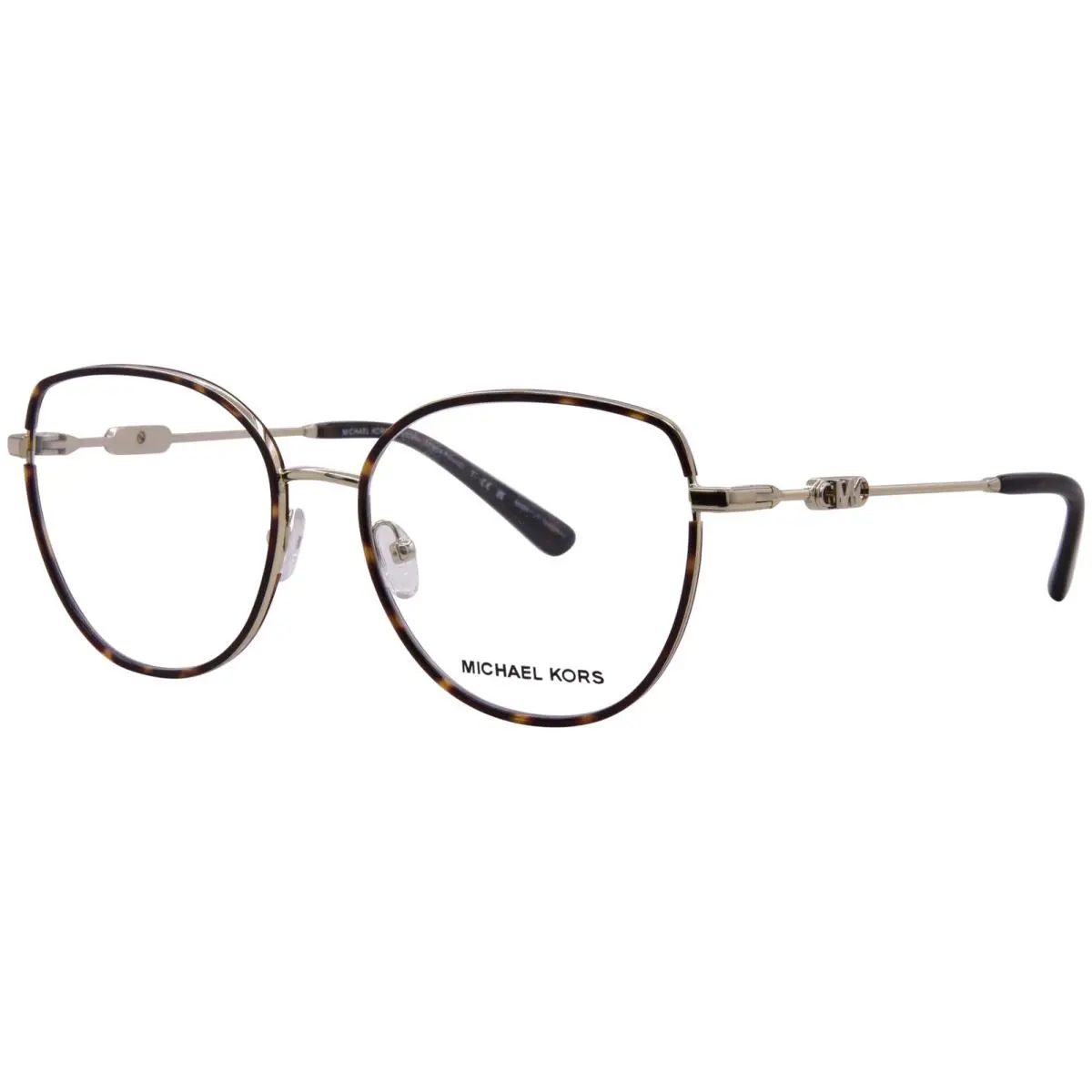 Michael Kors Empire-round MK3066J 1016 Eyeglasses Women`s Gold Full Rim 53mm
