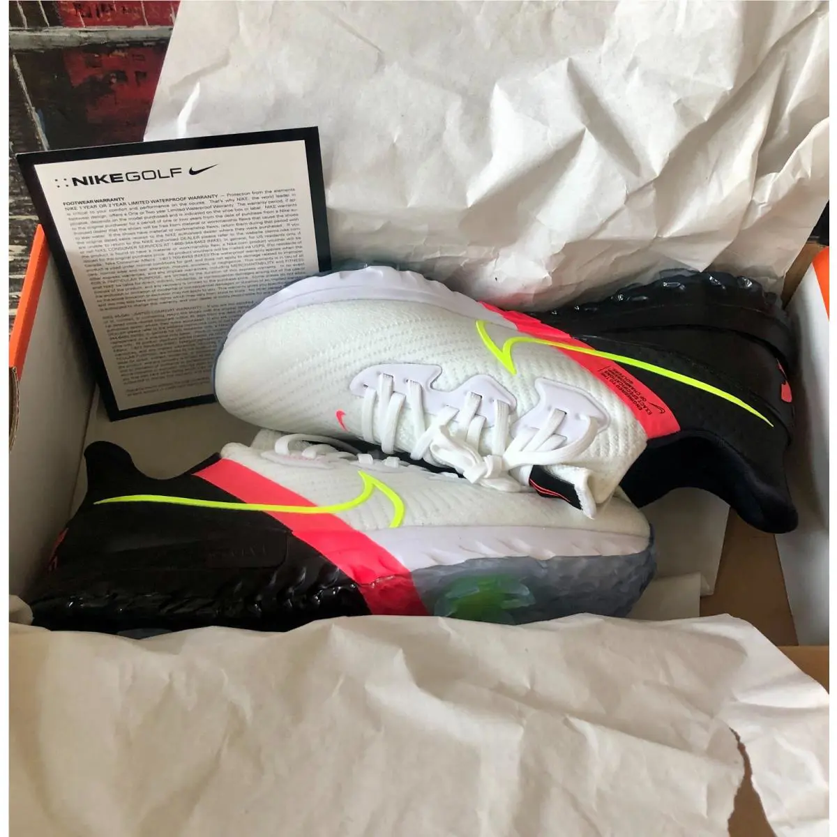Nike shoes - Nike Air Zoom Infinity Tour - CT0541-103 - White Volt Black Flash Crimson 5